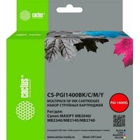 CACTUS CS-PGI1400BK-C-M-Y